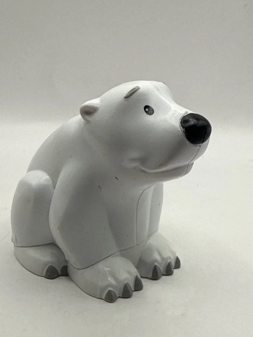 Fisher Price Little People White Polar Bear Arctic Zoo Animal Replacement Toy